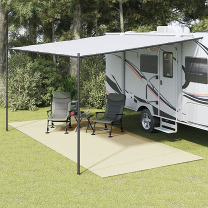 Tappeto da Tenda Crema 5,5x2,5 m