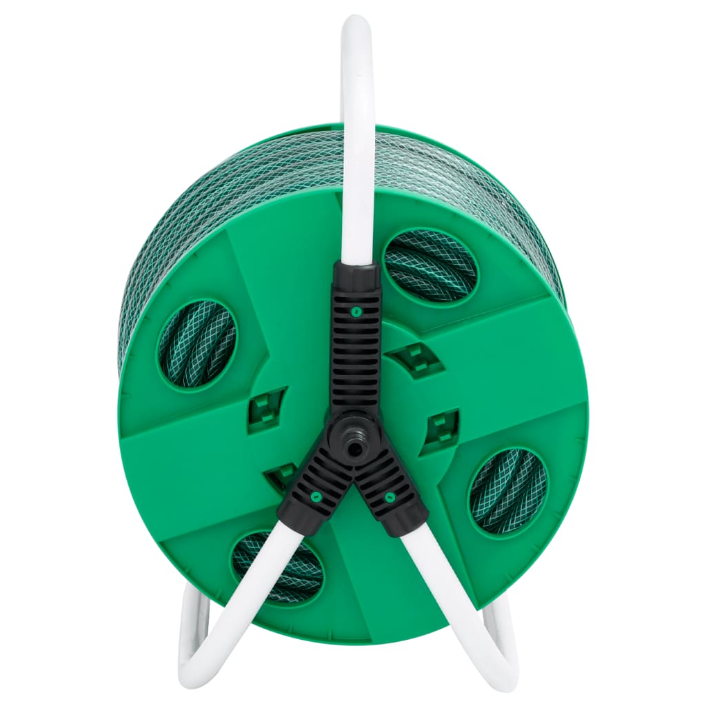Avvolgitubo Verde Autoportante con Tubo 50 m PVC