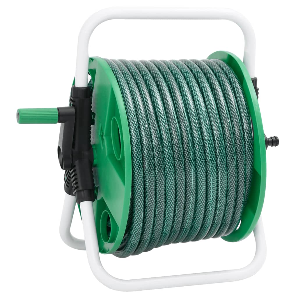 Avvolgitubo Verde Autoportante con Tubo 50 m PVC