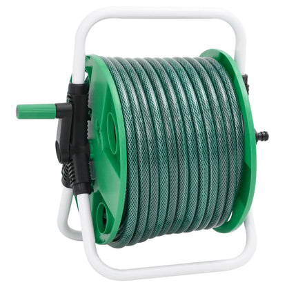 Avvolgitubo Verde Autoportante con Tubo 50 m PVC