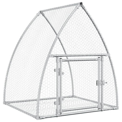 Conigliera Argento 100x105x120 cm in Acciaio Zincato