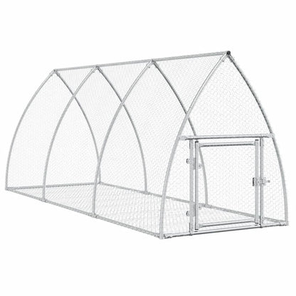 Conigliera Argento 300x105x120 cm in Acciaio Zincato