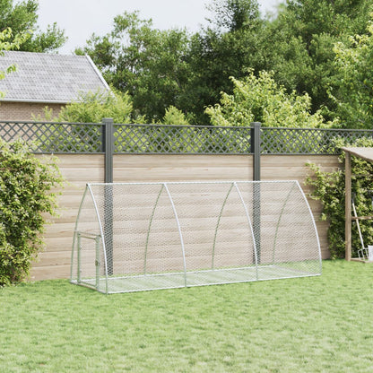Conigliera Argento 300x105x120 cm in Acciaio Zincato