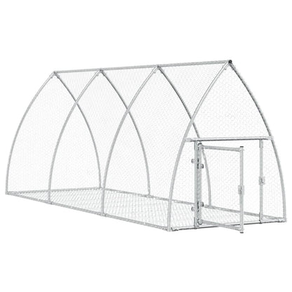 Conigliera Argento 300x105x120 cm in Acciaio Zincato