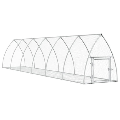 Conigliera Argento 600x105x120 cm in Acciaio Zincato