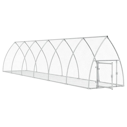 Conigliera Argento 600x105x120 cm in Acciaio Zincato