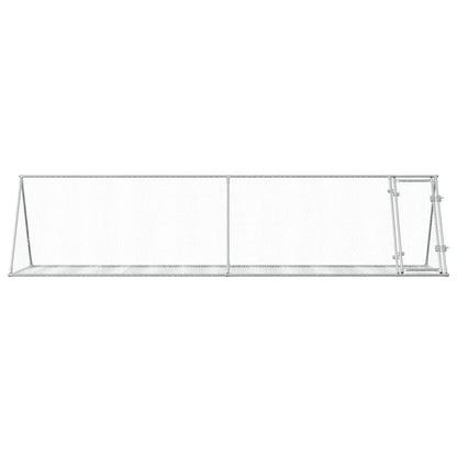 Conigliera Argento 400x105x91 cm in Acciaio Zincato