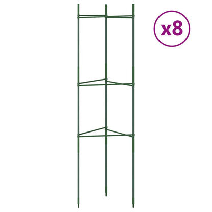 Sostegni per Pomodori 8pz 116 cm in Acciaio e PP