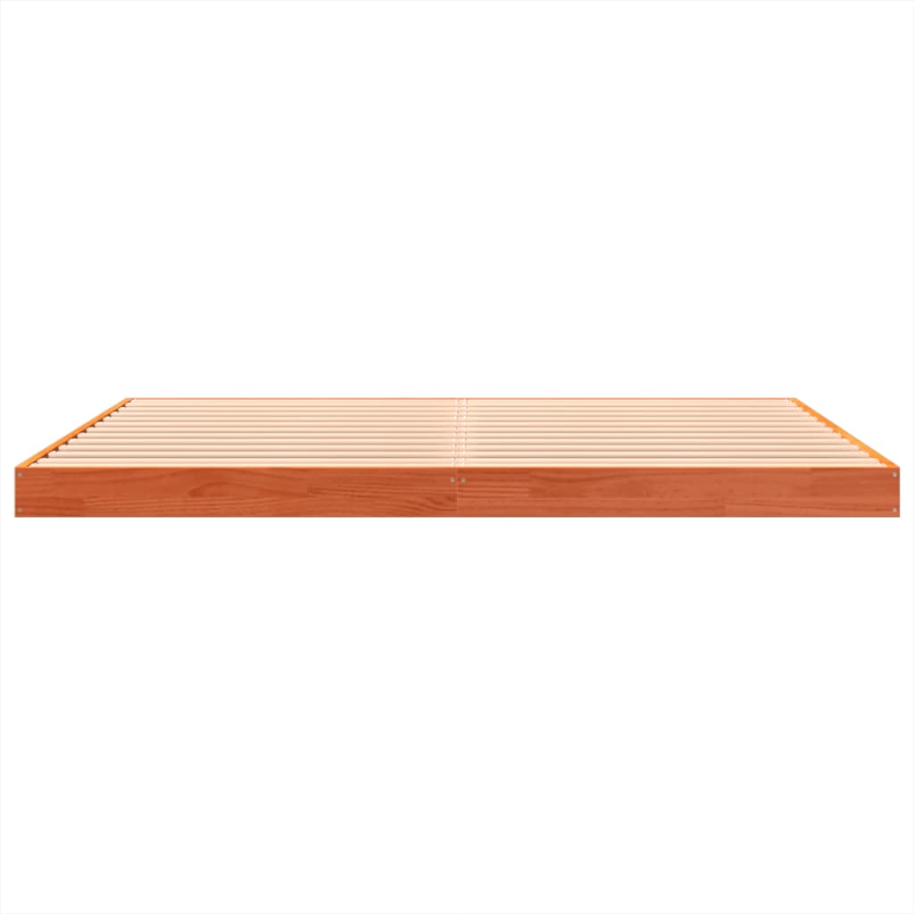 Giroletto Marrone Cera 160x200 cm in Legno Massello di Pino