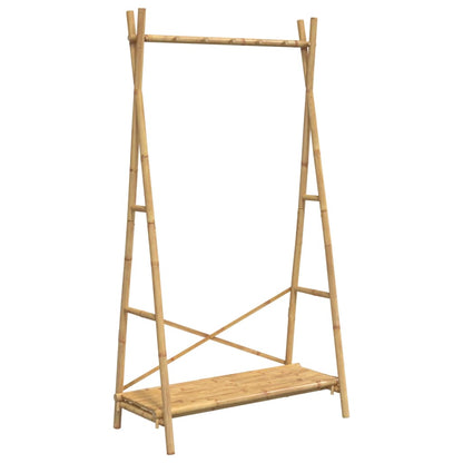 Appendiabiti con Ripiano 102x50x190 cm in BambÃƒÂ¹