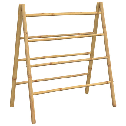 Scala Portasciugamani Doppia con 4 Pioli 90x50x100 cm in BambÃ¹