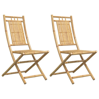 Sedie da Giardino Pieghevoli 2 pz 46x66x99 cm in BambÃ¹