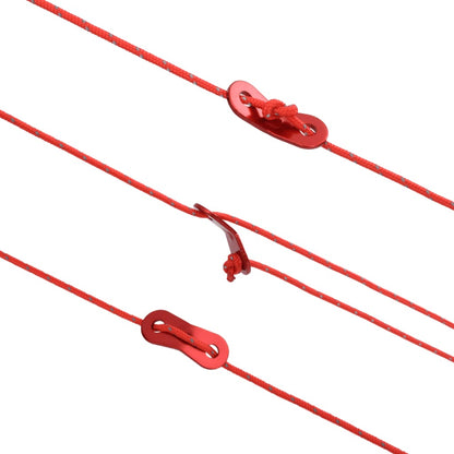 Corda Tenda con Strisce Riflettenti e Chiavi 50 m 3 mm