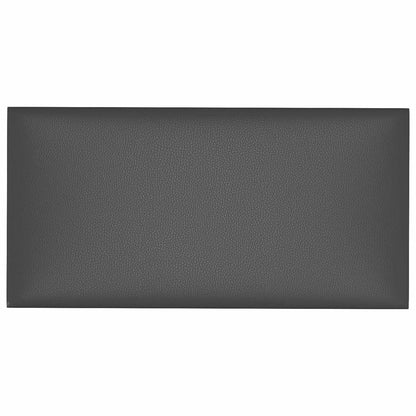 Testiera da Parete 12 pcs Grigio 30 x 15 cm Tessuto