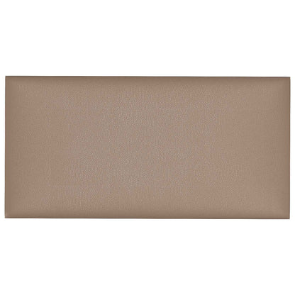 Testiera da Parete 12 pcs Cappuccino 30 x 15 cm Tessuto