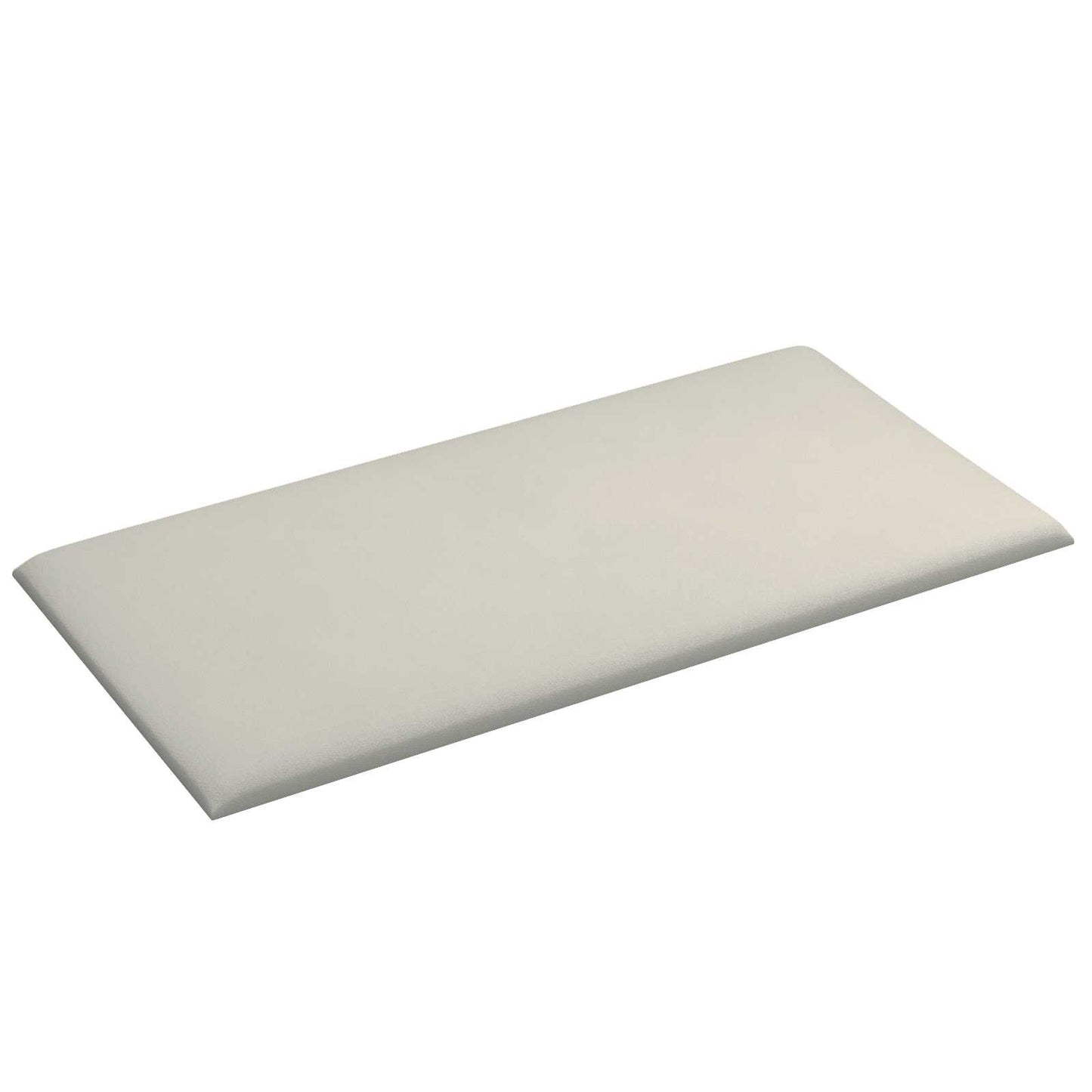 Testiera da Parete 12 pcs Crema 30 x 15 cm Velluto