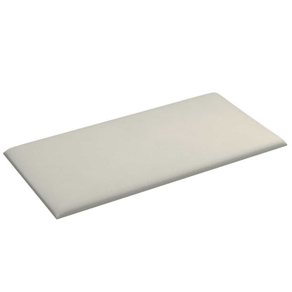 Testiera da Parete 12 pcs Crema 30 x 15 cm Velluto