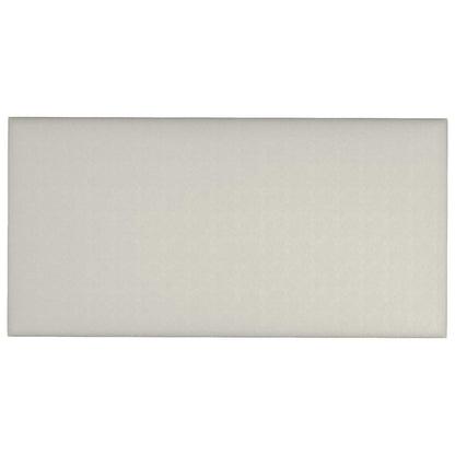 Testiera da Parete 12 pcs Crema 30 x 15 cm Velluto
