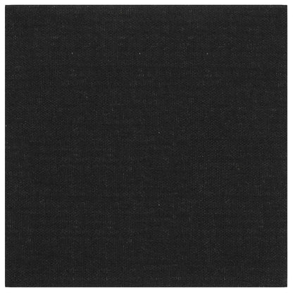 Testiera da Parete 12 pcs Nero 30 x 30 cm Tessuto