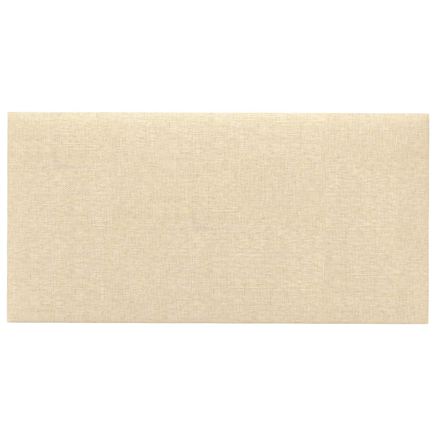 Testiera da Parete 12 pcs Crema 60 x 30 cm Tessuto