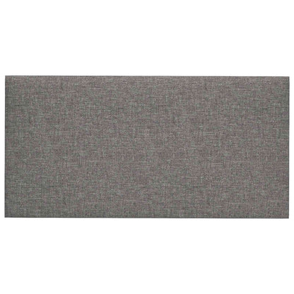 Testiera da Parete 12 pcs Grigio chiaro 60 x 30 cm Tessuto
