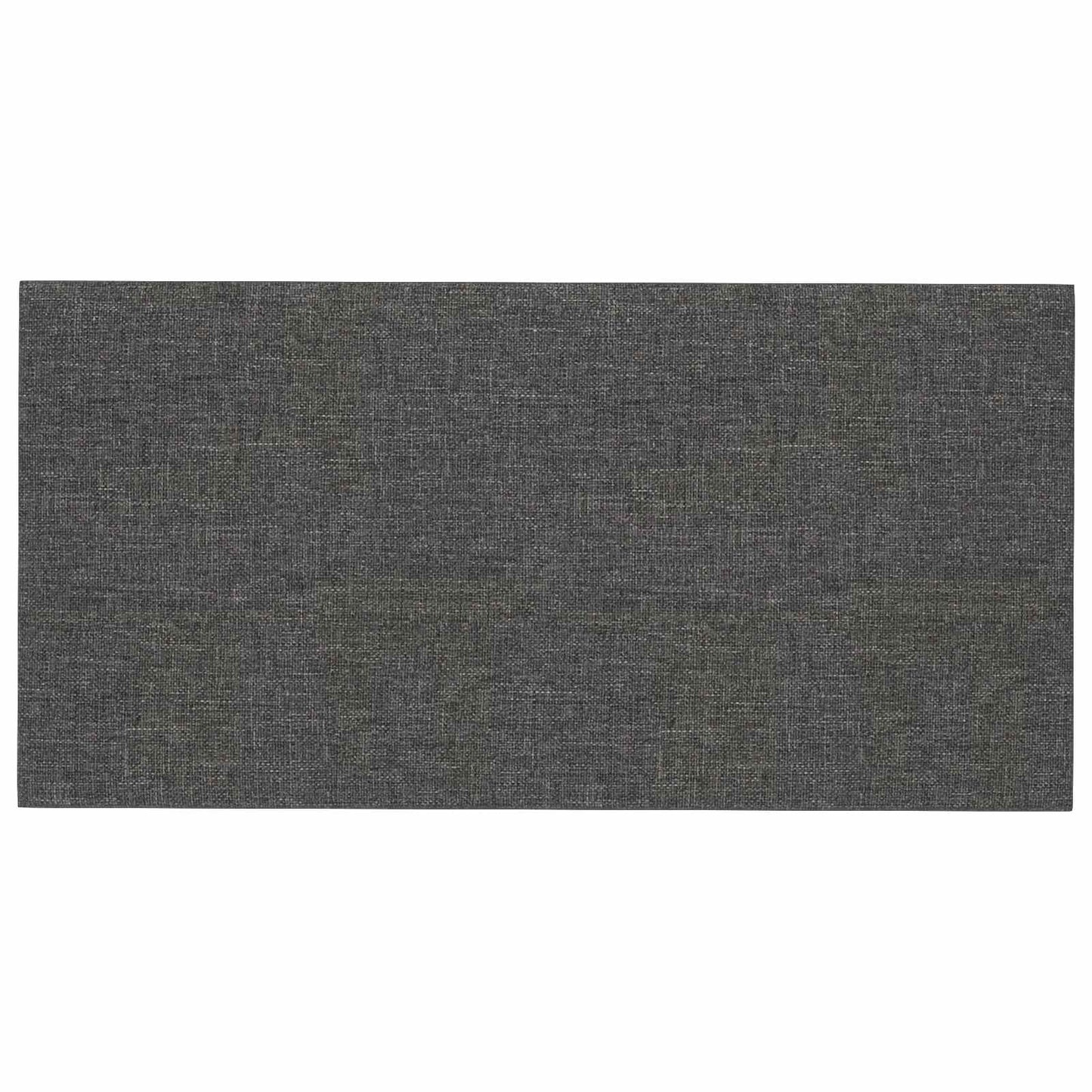 Testiera da Parete 12 pcs Grigio scuro 60 x 30 cm Tessuto