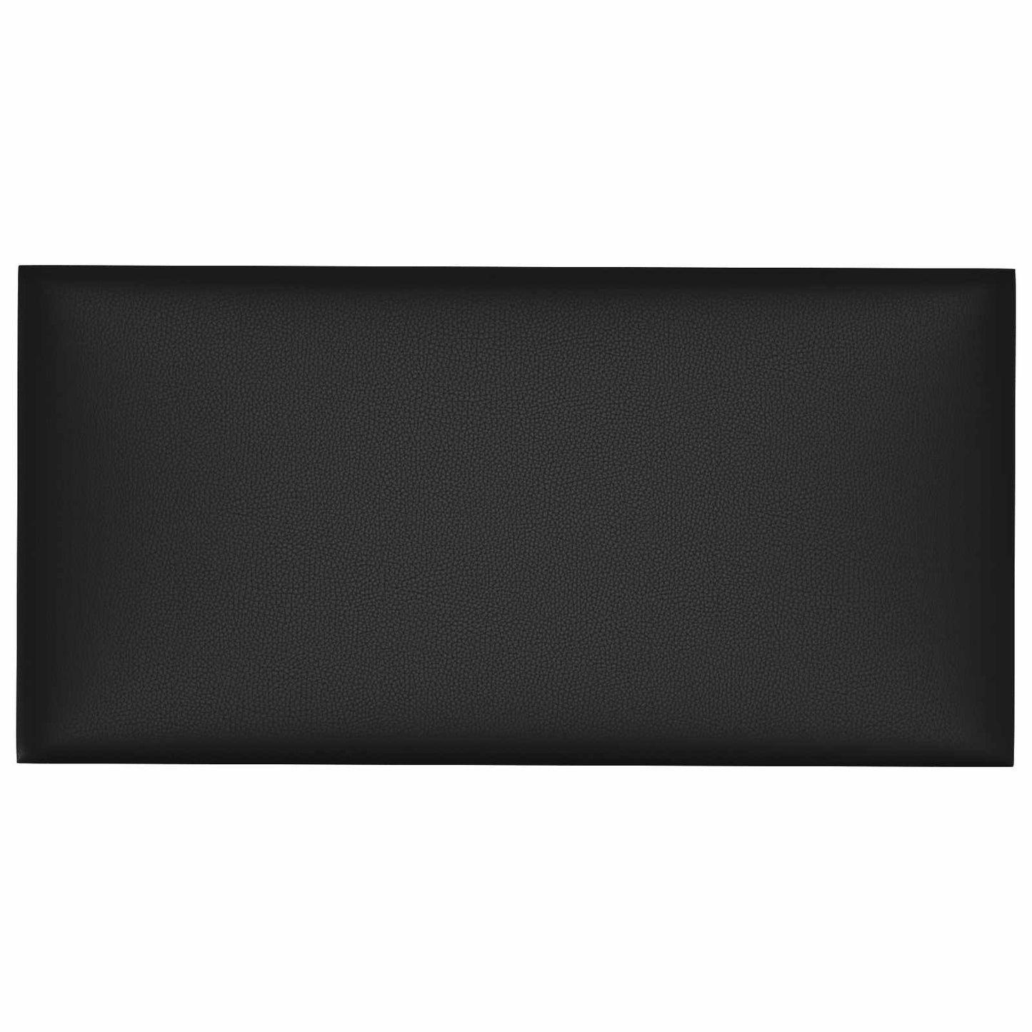 Testiera da Parete 12 pcs Nero 60 x 30 cm Tessuto