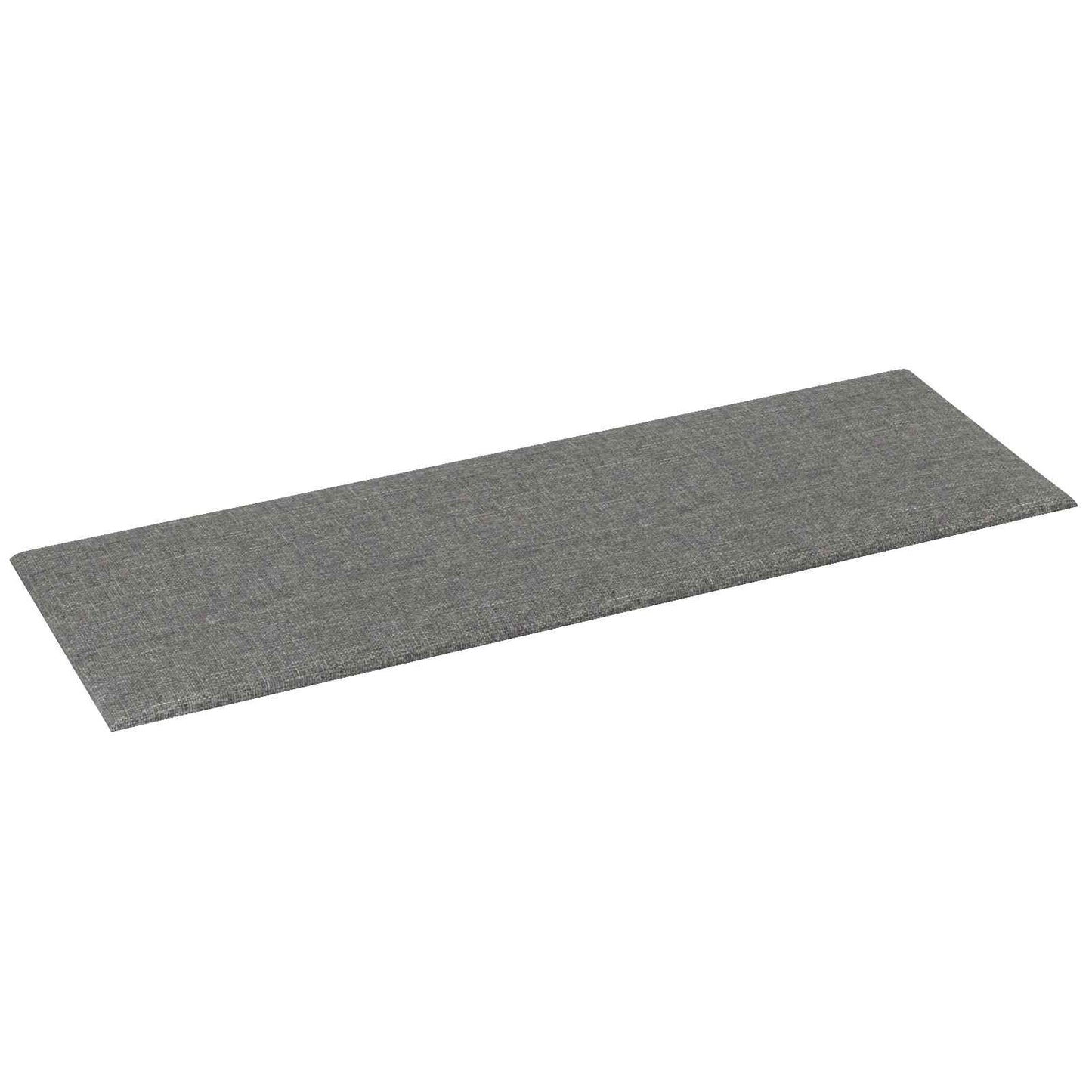 Testiera da Parete 12 pcs Grigio chiaro 90 x 30 cm Tessuto