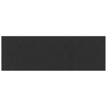 Testiera da Parete 12 pcs Nero 90 x 30 cm Tessuto