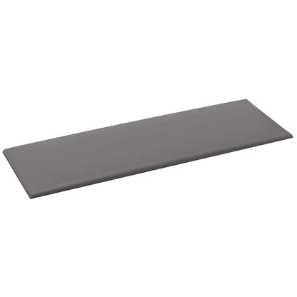 Testiera da Parete 12 pcs Grigio 90 x 30 cm Tessuto