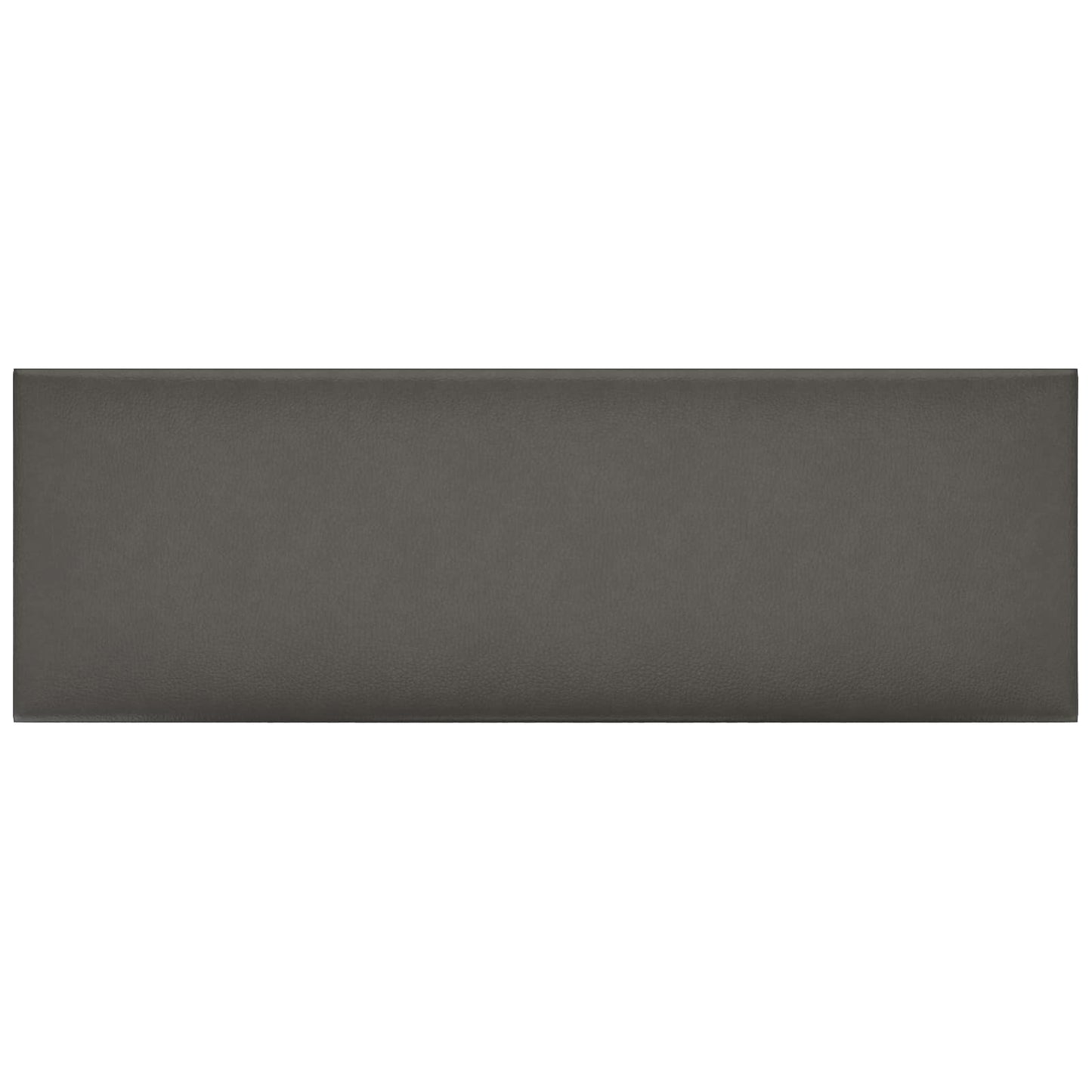 Testiera da Parete 12 pcs Grigio 90 x 30 cm Tessuto