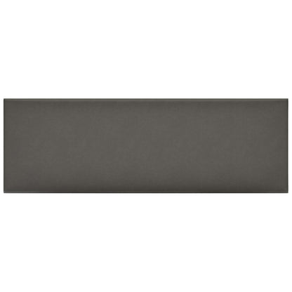 Testiera da Parete 12 pcs Grigio 90 x 30 cm Tessuto