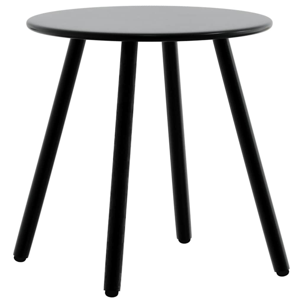 Set di Sedie da Giardino 3 pz in Polyrattan Nero