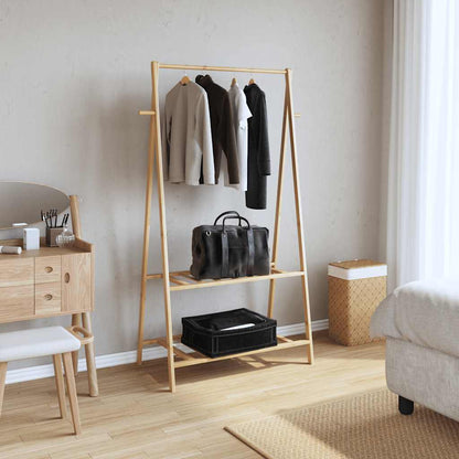 Appendiabiti con Ripiani 96x45,5x150,5 cm in BambÃ¹
