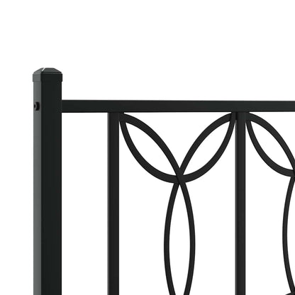 Testiera di Ricambio in Metallo Nero 100 cm