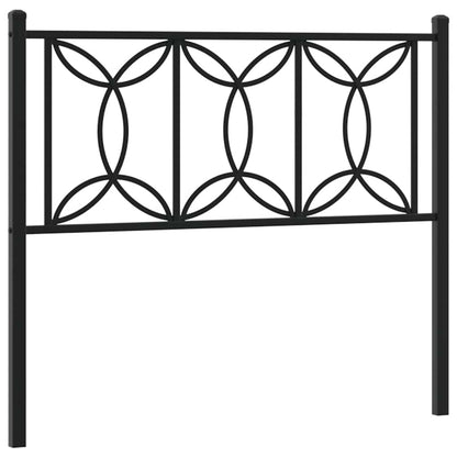 Testiera di Ricambio in Metallo Nero 107 cm