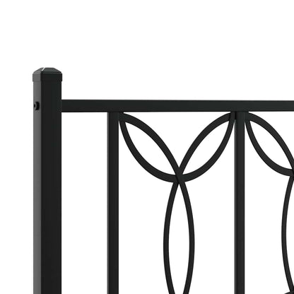 Testiera di Ricambio in Metallo Nero 107 cm