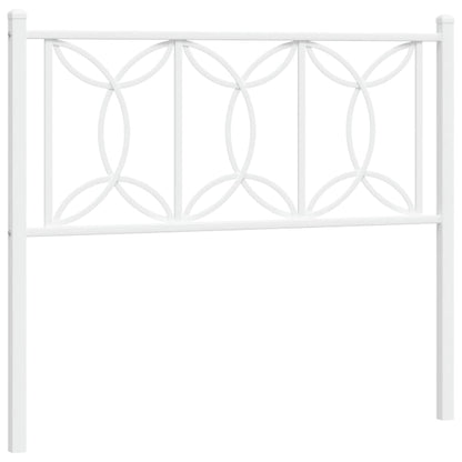 Testiera di Ricambio in Metallo Bianco 100 cm