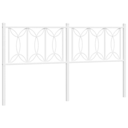 Testiera di Ricambio in Metallo Bianco 160 cm