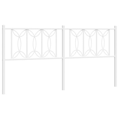 Testiera di Ricambio in Metallo Bianco 180 cm