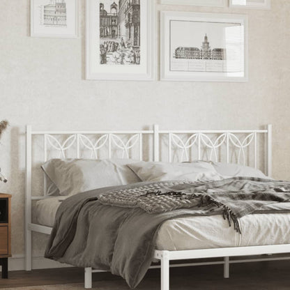 Testiera di Ricambio in Metallo Bianco 180 cm