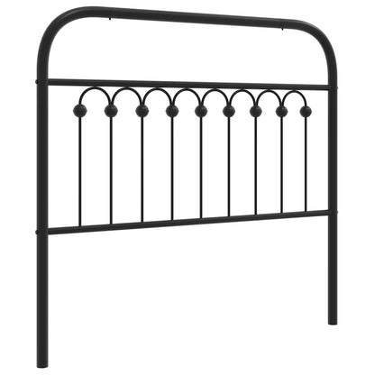 Testiera di Ricambio in Metallo Nero 100 cm