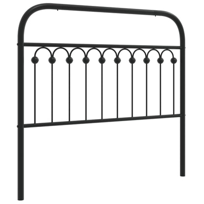 Testiera di Ricambio in Metallo Nero 107 cm