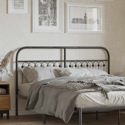 Testiera di Ricambio in Metallo Nero 160 cm