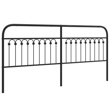 Testiera di Ricambio in Metallo Nero 193 cm