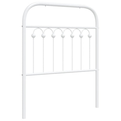 Testiera di Ricambio in Metallo Bianco 75 cm