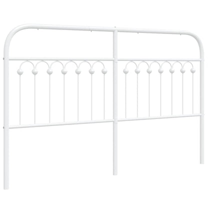 Testiera di Ricambio in Metallo Bianco 150 cm