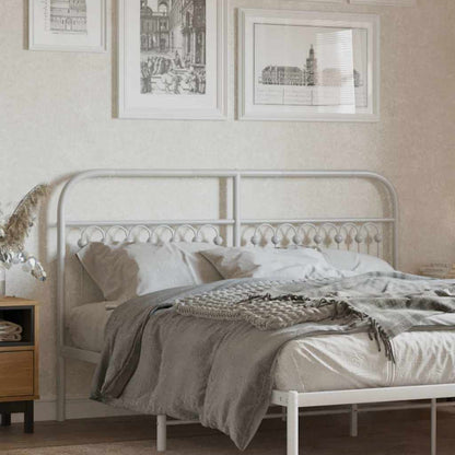 Testiera di Ricambio in Metallo Bianco 150 cm