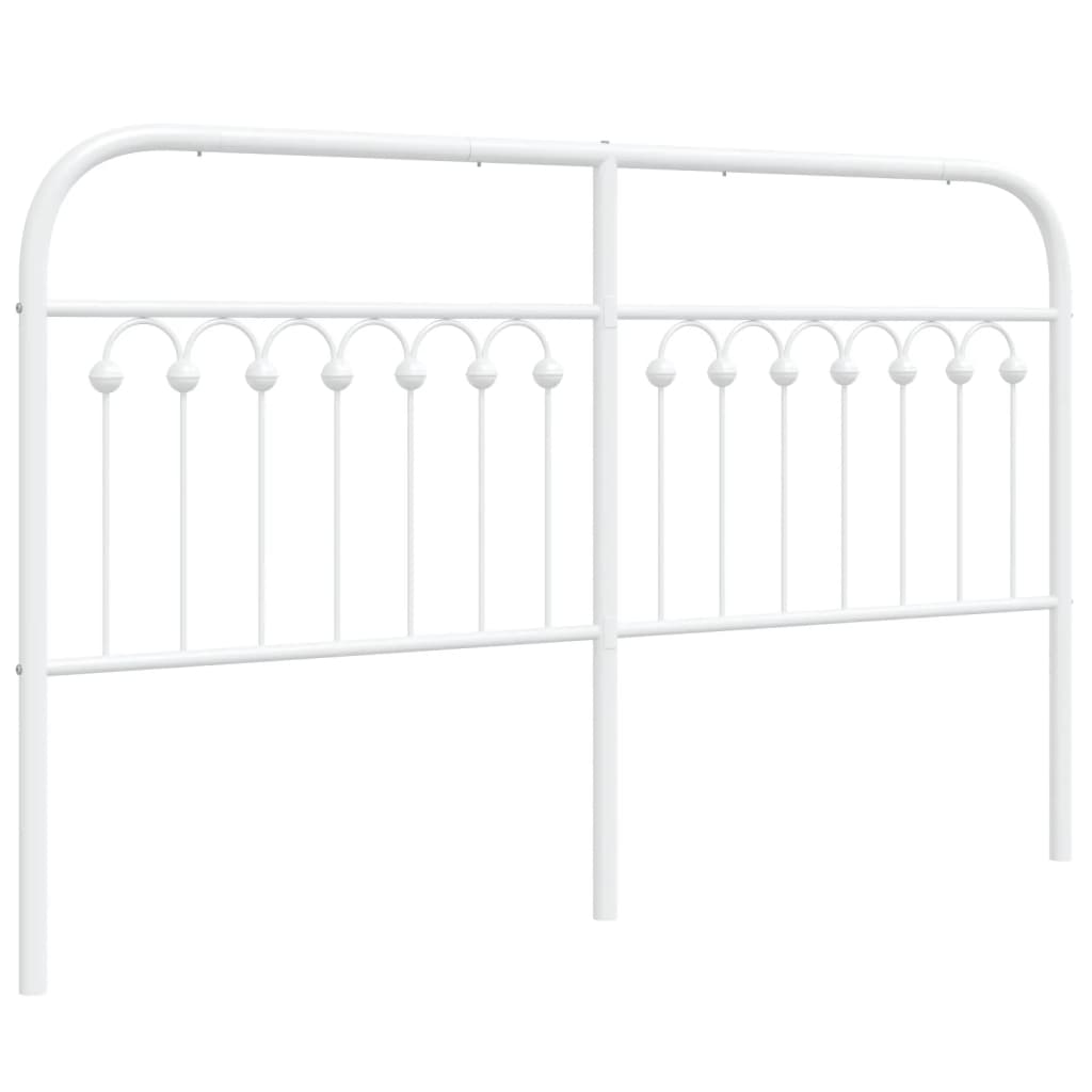 Testiera di Ricambio in Metallo Bianco 160 cm