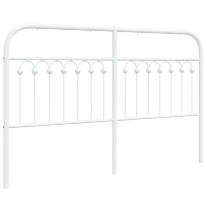 Testiera di Ricambio in Metallo Bianco 160 cm